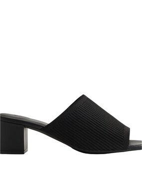 Quince Italian leather Knitted Heel mules